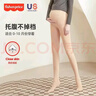 費雪（Fisher-Price）孕婦打底襪絲襪春秋連褲襪外穿春季薄款踩腳光腿神器連體打底褲女 【春秋款連腳-膚色】~適合10℃-25℃~微壓瘦腿 均碼 曬單實(shí)拍圖