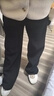 MJ STYLE燈芯絨直筒褲子女2025年冬季新款加絨加厚保暖高腰闊腿休閑長(cháng)褲 曬單實(shí)拍圖