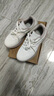 安踏（ANTA）星云2女鞋運動(dòng)鞋子輕便軟底跑步鞋皮面2025冬季新款戶(hù)外休閑鞋 象牙白/藕灰 【防潑水】 37.5 曬單實(shí)拍圖