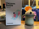 FGA富光兒童保溫杯寶寶吸管杯鴨嘴學(xué)飲杯316L不銹鋼喝水壺水杯子綠色 曬單實(shí)拍圖