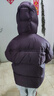 左西女童羽絨服冬季保暖2025新款兒童洋氣三防面包服外套 深紫色 140 曬單實(shí)拍圖