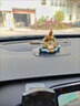 御好運車(chē)載關(guān)公關(guān)羽關(guān)二爺供奉黃銅擺件汽車(chē)中控臺工藝品裝飾送朋友禮物 關(guān)二爺（送防滑墊+雙面膠） 曬單實(shí)拍圖