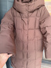 波司登（BOSIDENG）25新款90鵝絨羽絨服商場(chǎng)熱賣(mài)同款女長(cháng)款連帽保暖外套B250244174 燕麥暖咖|7E83 S 160/84A 體重約100-110斤 曬單實(shí)拍圖