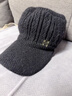 啄木鳥(niǎo)秋冬天新款空頂帽子女士百搭兔毛棒球帽保暖針織毛線(xiàn)帽無(wú)頂鴨舌帽 黑色 均碼 （55-60cm） 曬單實(shí)拍圖