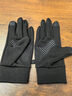 防滑速干跑步運動(dòng)手套分指可觸屏透氣多用途登山騎行手套男女同款 黑色（雙閃電SD-01） L 曬單實(shí)拍圖