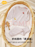 Aengbay昂貝 秋衣秋褲寶寶純棉打底衣新生兒內衣套裝睡衣嬰兒家居服秋 造夢(mèng)氣球 淺咖色 100 曬單實(shí)拍圖