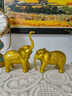 天祥緣黃銅大象擺件一對銅象招客廳玄關(guān)財吸水象銅制大號鼻子朝天銅大象 19號吸水福財對象一對 曬單實(shí)拍圖