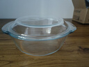 CCKO高硼硅玻璃碗微波爐烤箱可用帶蓋耐高溫家用大號泡面碗湯碗沙拉碗 【1只】1500ml雙耳煲(一蓋多用) 曬單實(shí)拍圖