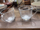 LA ROCHERE法國進(jìn)口把手玻璃杯 茶杯咖啡杯喝水杯豎條紋耐熱水杯辦公室商務(wù) 矮款把手杯(散買(mǎi)無(wú)盒) 270ml 1只 曬單實(shí)拍圖