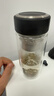希樂(lè )玻璃杯雙層玻璃水杯高顏值男士商務(wù)辦公茶水分離杯便攜泡茶杯子 曬單實(shí)拍圖