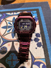 卡西歐（CASIO）手表男G-SHOCK小方銀金塊光能藍牙電波防水多功能電子日韓表禮物 本命年紅塊GMW-B5000RD-4 曬單實(shí)拍圖