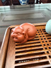 塔馳密司（touchmiss）紫砂茶寵豬擺件名家陳洪軍純全手工福氣豬創(chuàng  )意茶盤(pán)茶玩可養生肖豬 福氣豬（朱泥精品）7.5*5*4.3cm 曬單實(shí)拍圖