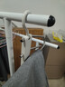 宜思家（YISIJIA）折疊褲架多功能多層褲子衣架家用魔術(shù)無(wú)痕褲夾衣柜收納神器褲掛架 奶油白【可折疊 一次掛6件】 曬單實(shí)拍圖