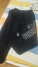 彪馬新款兒童褲子針織長(cháng)褲運動(dòng)褲 黑色90001 165  曬單實(shí)拍圖