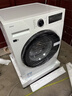 三星（SAMSUNG）AI神洗衣機5系 10KG全自動(dòng)滾筒洗衣機超薄大容量AI泡泡凈蒸汽除菌WW10DG5U24AWSC 月光白 曬單實(shí)拍圖