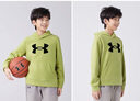 安德瑪（Under Armour）男大童連帽寬松加絨衛衣運動(dòng)男童衛衣244303166 綠色 160cm  曬單實(shí)拍圖