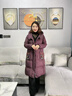 羅蒙（ROMON）媽媽裝羽絨服女2024新款中老年女裝冬季加肥加大中長(cháng)款時(shí)尚外套女 紫色  M 建議90-115斤 曬單實(shí)拍圖