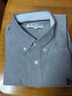 U.S. POLO ASSN.襯衫男春秋長(cháng)袖白色休閑工裝外套高端免燙抗皺寬松藍色男士襯衣 曬單實(shí)拍圖