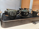 桃木吟景德鎮功夫茶具套裝家用輕奢高檔陶瓷辦公室用泡茶壺茶杯整套禮盒 龍泉窯刻畫(huà)款【上善若水】 17頭 曬單實(shí)拍圖
