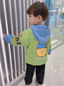 G.DUCKKIDS兒童裝男童套裝春秋裝新款一歲男寶寶衣服春秋季男孩嬰幼兒兩件套 果綠兩件套(外套+長褲) 80 cm 曬單實拍圖