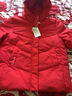雪中飛正品撤柜鵝絨羽絨服女店2025新款高端大牌小個(gè)子冬季外套 紅色 L 體重100-115斤 曬單實(shí)拍圖