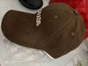 磨毛棒球帽帽子男女高級感深頂鴨舌帽百搭四季款顯臉小遮陽(yáng)帽 咖啡色 曬單實(shí)拍圖