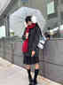 春乏2025秋冬新款中長(cháng)款雙面絨毛呢外套女小個(gè)子顯瘦學(xué)院風(fēng)呢子大衣女 灰色 厚款 XS 建議105斤以下 曬單實(shí)拍圖