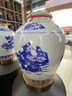 嘉溪景德鎮陶瓷酒壇子密封罐青花瓷泡酒罐10/20/30/50斤窯藏存酒罐 【10斤無(wú)孔】送酒提 曬單實(shí)拍圖