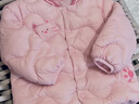 嘟嘟家寶寶冬季羽絨服兒童保暖卡通冬裝上衣男童外套冬款女童衣服童裝潮 粉色 100 曬單實(shí)拍圖