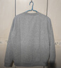 MARKLESS加絨衛衣男秋冬休閑圓領(lǐng)保暖上衣內搭套頭衫0434M3 麻花灰加絨 XL 曬單實(shí)拍圖