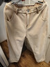 馬克華菲休閑褲男士秋冬季直筒寬松復古百搭加絨保暖牛仔褲 卡其色加絨L 曬單實(shí)拍圖