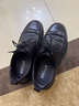 百麗通勤商務(wù)皮鞋2025男牛皮褶皺增高休閑鞋A1373AM4 黑色2  40 曬單實(shí)拍圖