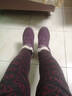 足力健老人鞋冬季保暖靴子老年加絨棉鞋防寒鞋雪地靴媽媽鞋 8693K絳紫38 曬單實(shí)拍圖
