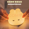 半點(diǎn)創(chuàng  )意（BANDIAN ORIGINALITY）夢(mèng)兔情感燈嬰兒硅膠拍拍小夜燈充電氛圍燈睡覺(jué)喂奶燈起夜燈護眼 夢(mèng)兔拍拍小夜燈 曬單實(shí)拍圖