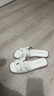 森達一字拖女款夏新居家外穿舒適休閑涼拖鞋ZTG26BT5 米白 37 曬單實(shí)拍圖