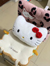 語(yǔ)森憶HeIIo Kitty抱枕毛絨可愛(ài)貓頭沙發(fā)床頭靠枕午睡枕頭生日禮物女 KT貓咪抱枕 38cm*28cm 曬單實(shí)拍圖