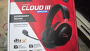 極度未知（HYPERX）Cloud Ⅲ Wireless 颶風(fēng)3無(wú)線(xiàn)黑紅 電競游戲耳機頭戴式 降噪麥克風(fēng)  FPS吃雞 適配三角洲行動(dòng) 曬單實(shí)拍圖