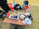 探險者（TAN XIAN ZHE）304不銹鋼戶(hù)外鍋具套裝卡式爐鍋具露營(yíng)全套裝備炊具燒水壺 曬單實(shí)拍圖