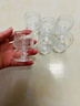 爾山集白酒杯6只套裝創(chuàng  )意復古高腳刻花玻璃杯家用一兩迷你小酒杯一口杯 【6只裝】蝴蝶刻花玻璃酒杯 曬單實(shí)拍圖