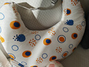 十月結晶哺乳枕頭喂奶神器孕婦護腰枕頭嬰兒多功能升級款授乳枕 春日波點(diǎn)+寶寶枕 曬單實(shí)拍圖