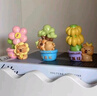 赟婭可愛(ài)卡皮巴拉解壓情緒穩定神器辦公室桌面擺件工位治愈系女生禮物 拯救不開(kāi)心【4件套】 曬單實(shí)拍圖