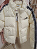 彪馬官方正品 新款兒童冬休閑羽絨服外套寬松潮流時(shí)尚防潑水 米白10301 160 曬單實(shí)拍圖