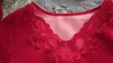 莫代爾保暖內衣女加厚加絨美體貼身蕾絲V領(lǐng)本命年打底套裝大紅色結婚冬 8826大紅色(加絨) L 均碼-適合(80-135斤)+內褲襪子禮盒 現貨現發(fā) 曬單實(shí)拍圖