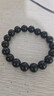 吉照堂天然黑曜石手串屬馬年本命年男女士護身符轉運珠招財手鏈新年禮物 【8A收藏級】烏金黑曜石手串 12mm珠徑+國檢證書(shū)【贈禮盒】（祝福發(fā)出） 曬單實(shí)拍圖