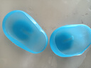 初構想成大人老人洗澡洗頭防水護耳神器中耳炎術(shù)后防耳朵進(jìn)水貼耳罩耳套 藍色(1雙裝) 曬單實(shí)拍圖