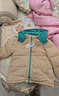 雪中飛童裝兒童羽絨服男童冬季新款女童中大童裝面包羽絨服 米卡其 140 曬單實(shí)拍圖
