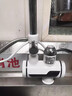 小米鍋巴電熱水龍頭免安裝即熱式凈水自來(lái)水加熱快速熱廚房寶熱水器 銀色大屏溫度顯示+過(guò)濾+漏保+加 曬單實(shí)拍圖