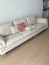 林氏家居木業(yè)仿棉麻布藝沙發(fā)客廳2025新款云朵北歐風(fēng)直排佛山家具BS164 曬單實(shí)拍圖
