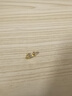 六福珠寶足金古法工藝黃金耳堵耳釘配件一對內置硅膠 計價(jià) 027588IA 1.17克(含工費181元) 曬單實(shí)拍圖
