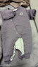 巴厘小豬寶寶棉服秋冬新生兒棉衣加厚保暖棉襖初生兒冬季嬰兒夾棉連體衣 葡萄紫 80cm 曬單實(shí)拍圖